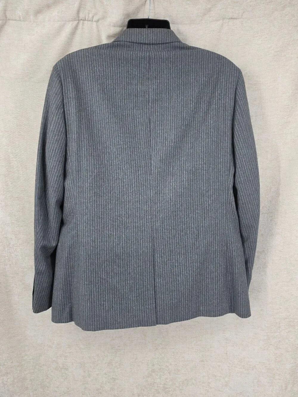 Banana Republic Tessuto Marzotto Gray Pinstripe Suit Blazer Jacket Dress Pants